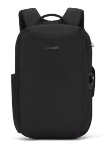 pacsafe metrosafe x anti theft 13-inch commuter backpack, black