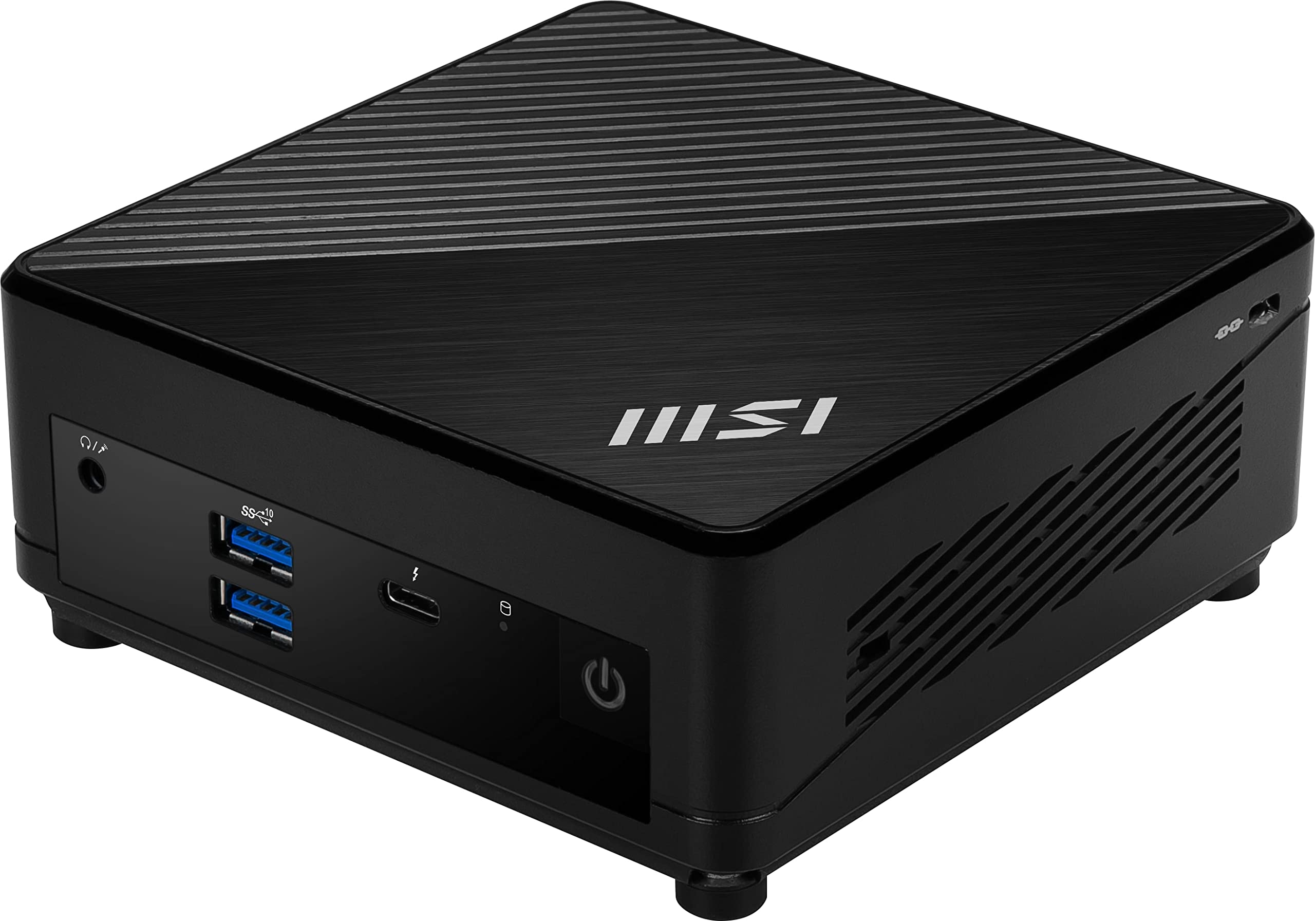 MSI Cubi 5 Mini PC: Intel Core i7-12550U, 16GB DDR4 (2x8GB) 2666MHz, 512GB SSD, WiFi 6E, BT 5.2, Thunderbolt Type-C, Dual Display, Energy Efficient, Black, Windows 11Pro: 12M-027US