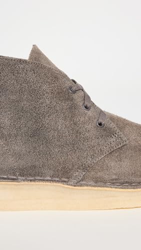 Clarks Men's Desert Coal Chukka Boot, Sage Suede, 8.5