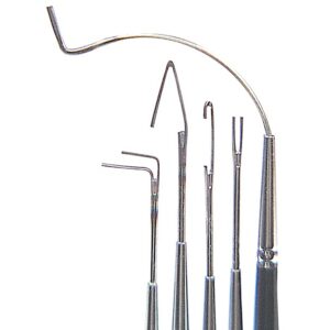 5-piece rigging tool set miniature fingers for ship modelers