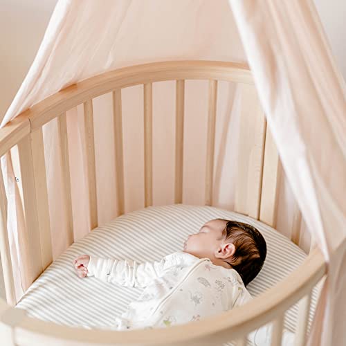 Stokke Sleepi Canopy by Pehr, Blush - Dreamy Crib Canopy for Sleepi Mini & Crib/Bed - Available in Numerous Colors - Oeko-Tex Standard 100