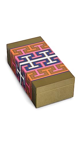 Jonathan Adler Women's Madrid Stacking Box - Small, Orange, One Size