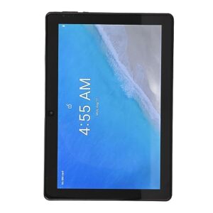 Airshi Black Tablet, for Android11.0 System Portable Tablet Octa Core 8MP 16MP HD Screen for Travel (US Plug)