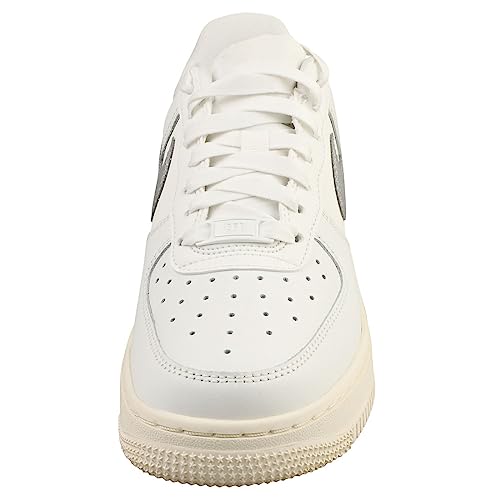 Nike Air Force 1 Low Women Summit White/Metallic Silver DQ7569-100 7.5