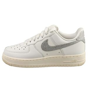 Nike Air Force 1 Low Women Summit White/Metallic Silver DQ7569-100 7.5