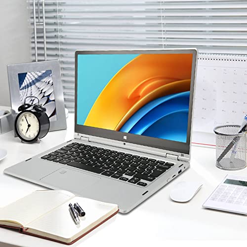 VINGVO 2 in 1 Laptop 360 Degree Rotation 13.3 Inch Laptop Touch Screen 1920 X 1080 for Office (16+512G US Plug)