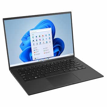 LG Gram 14" IPS LCD WUXGA (1920 x 1200) Intel Evo Platform Laptop | 12thGen Intel Core i7-1260P | Backlit Keyboard | Fingerprint Reader | Windows 11 (Black, 16GB RAM | 512GB SSD)