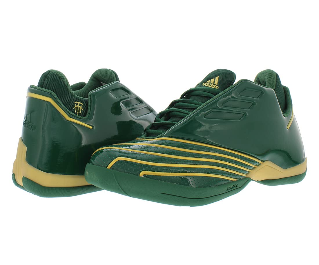 adidas T-Mac 2.0 Restomod Green/Gold/Metallic/White Men's Basketball Shoe USMEN 9 US WMN 10