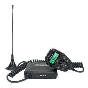 retevis ra86 gmrs mobile radio, 20 watt gmrs radio with antenna, noaa 30 channel gmrs repeater, easy to install with full hardware, mobile gmrs two way radio, for offroad jeep
