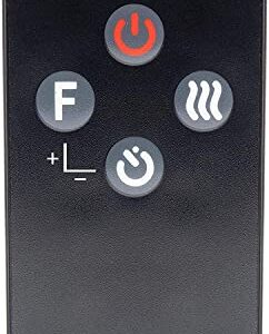 Replacement for TEC Flame Electric Fireplace Heater Remote Control RC1007A RC1007A-FS FEF26 FEF260 F2609E R71007A 125397-01