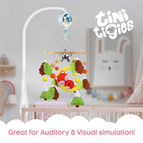 Baby Mobile Arm for Crib with Musical Box - 23 Inch Crib Mobile Arm - Crib Mobile Motor Play 12 Lullabies (30 Min Auto Off) - Holder for DIY Clamp Mobile