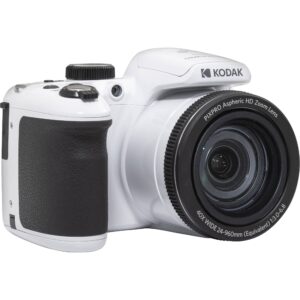 Kodak PIXPRO AZ405 Digital Camera (White) + Accessories