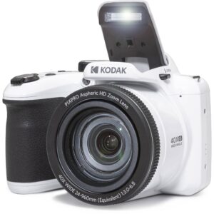 Kodak PIXPRO AZ405 Digital Camera (White) + Accessories