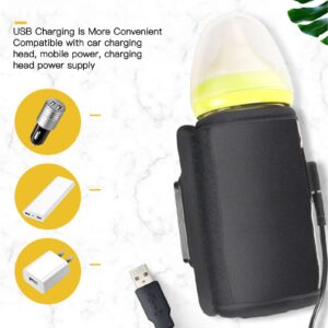 Bottle Warmer, Milk Warmer Bag Constant Temperature Quick Heating USB Insulated Baby Car Travel Heat Thermal Breast USB Bottle Warmer for Home Outdoor Indoor Traveling Driving