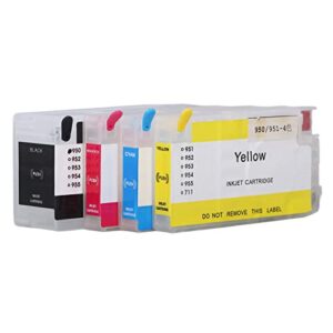 walfront 4pcs ink cartridge for ink cartridge replacement printer ink cartridge officejet pro 251dw 276dw 8100 8600 8610 8620 8630 8640 8650 printers