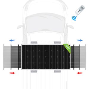 eco-worthy rv solar panel 280 watt, 12 volt scalable rv solar panel kit,maximize installation area for van, motorhome and trailer