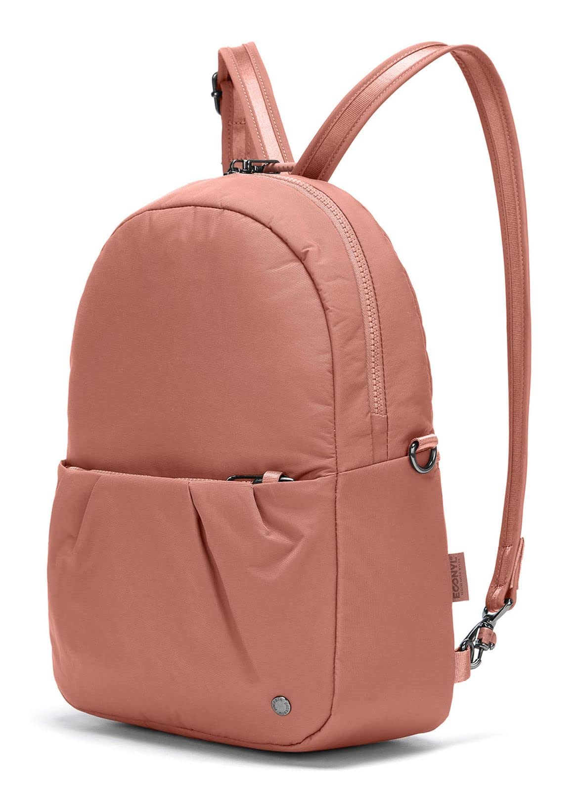 Pacsafe Women's Citysafe CX Anti Theft Convertible Backpack-Fits 11" Tablet, ECONYL Rose