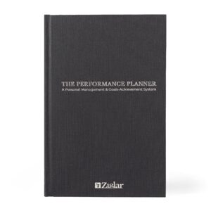 the performance planner | linen edition | by zig ziglar | 6x9 inch hardcover daily planner journal and for daily weekly monthly and yearly goal setting and achieving