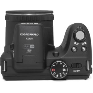 Kodak PIXPRO AZ405 Digital Camera Black, Point & Shoot Camera Case, 32GB SD Memory Card, Rechargeable Batteries & Charger, USB Card Reader, Table Tripod, Accessories