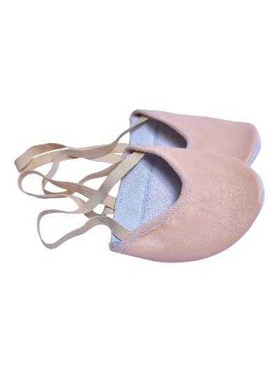 TW Leather Ballet Rhythmic Gymnastics Toe Shoe (us_Footwear_Size_System, Adult, Women, Alpha, Medium, Medium) Pink