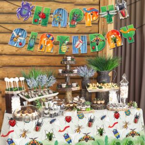 Spring Bugs Party Banner Bug Party Supplies and Decorations Bug Happy Birthday Banner Insect Birthday Banner for Insect Birthday Party Decorations and Bug Birthday Party Supplies