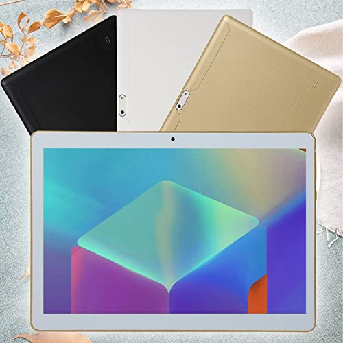 Tablet Android 5.1 Operating System 10.1-inch HD Display Octa Core Processor 1GB RAM and 16GB ROM TF Expansion Support Built-in WiFi Bluetooth GPS Tablet , Gift for Family (Gold)