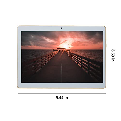 Tablet Android 5.1 Operating System 10.1-inch HD Display Octa Core Processor 1GB RAM and 16GB ROM TF Expansion Support Built-in WiFi Bluetooth GPS Tablet , Gift for Family (Gold)