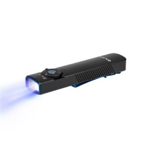 olight arkfeld uv rechargeable edc flashlight 1000 lumens with 365nm uv light, flat flashlight for outdoors, emergency, working, pet urine detection (cool white light: 5700~6700k)