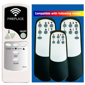 replacement for vermont casting cfm pyromaster temco electric fireplace heater remote control hef22 hef26 hef33 hef36 10006950 tef26 tef33 tef36 te2261 te2361