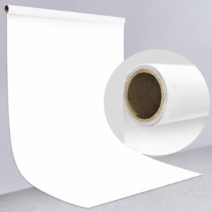 emart matte seamless photography background paper, white photo backdrop paper | 53" x16' | arctic white | for photoshoot backdrop, food, product photography, portrait, compatible with backdrop stand