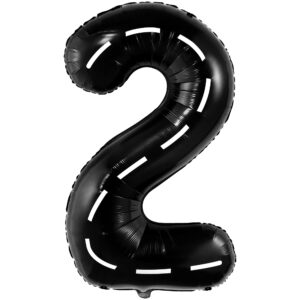 KatchOn, Giant Two Fast Balloons - 40 Inch | Number 2 Balloon, Two Fast Birthday Decorations | Two Fast Party Decorations, 2 Fast Birthday Decorations | Two Fast Two Curious Birthday Decorations Boy