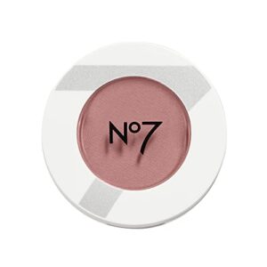 no7 matte powder blush - pomegranate - loose blush makeup palette for instant flush of color - makeup powder for face with skin conditioning vitamin e (3g)