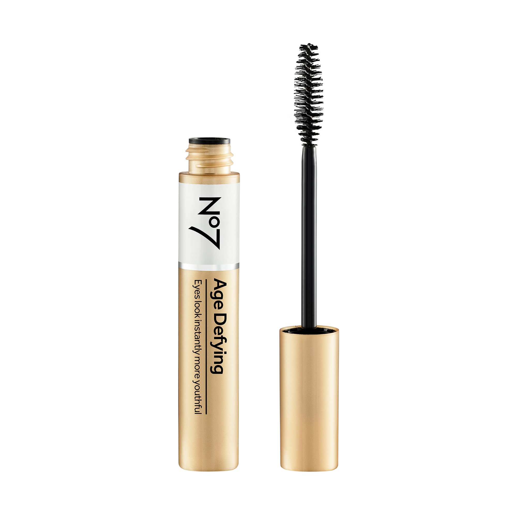 No7 Age Defying Eye Mascara - All-in-One Eyelash Mascara for Enhanced Length, Curling & Volumizing Eyelashes - Smudge & Clump Free Eye Makeup for Women (7ml)