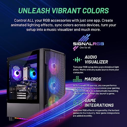 Skytech Gaming SkyTech Shadow 3.0 Gaming Computer PC Desktop - Ryzen 5 3600 6-Core 3.6GHz, RTX 3060 Ti 8GB, 1TB SSD, 16GB DDR4 3000, RGB Fans, AC WiFi, Windows 11 Home 64-bit, Black