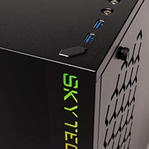Skytech Gaming Skytech Azure Gaming PC Desktop – Intel Core i5 11400F 2.6 GHz, NVIDIA RTX 3060, 500GB NVME SSD, 16GB DDR4 RAM 3200, 650W Gold PSU, 11AC Wi-Fi, Windows 11 Home 64-bit