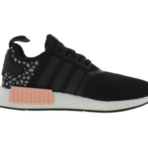 adidas Originals NMD R1 Womens Shoes Size 9.5, Color: Black/White/Grapefruit