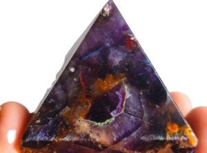 super 7 melody stone crystal pyramid (smaller)
