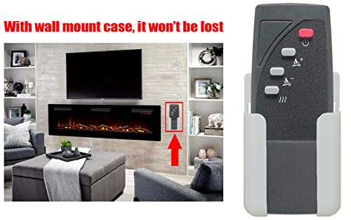 Replacement Remote Control for Twin Star Duraflame DFS-550-20 DFS-550-22 DFS-550-22-BLK DFS-550-22-RED DFS-550-24 3D Electric Fireplace Heater