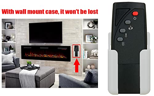 Replacement Remote Control for Twin Star Hampton Bay P70 75959 23TF2587-O114 75775 23TF2587-C232 3D Electric Fireplace Heater Stove Heater