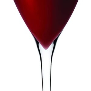 Biandeco Long Stem Wine Glasses Set of 6, 15.38 oz Premium Tempered Thin Rim Glasses for Drinking Red/White Wine, Crystal Clear Lead-Free Sturdy Glass - Made in Europe