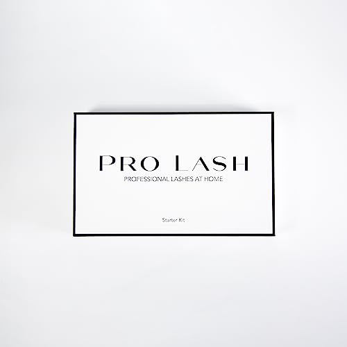 Pro Lash Starter Kit | Professionally Styled - Soft and Comfortable Lash Extension with 3 Set of Lashes, Tweezers, Pro Lock Adhesive, and Remover - Lasts up to 10 Days (Mega Volume)