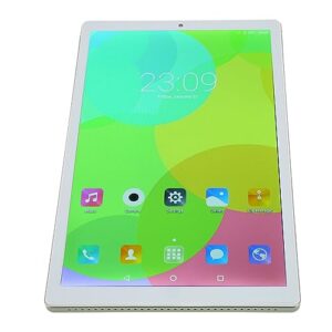 Airshi 10.1 Inch Tablet, Portable Tablet 6GB RAM 128GB ROM 2560x1600 IPS Dual Cameras for Office (US Plug)