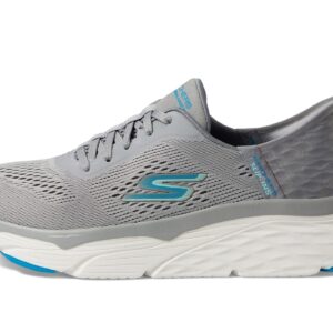 Skechers Women's Hands Free Slip-Ins Max Cushioning Elite-Mystic Passion Sneaker, Charcoal/Teal, 8