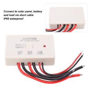 Smart Solar Panel Battery Regulator Boost PV Controller Overload Protection 3.2V to 5V for Caravan Monitoring (3.2V-B)