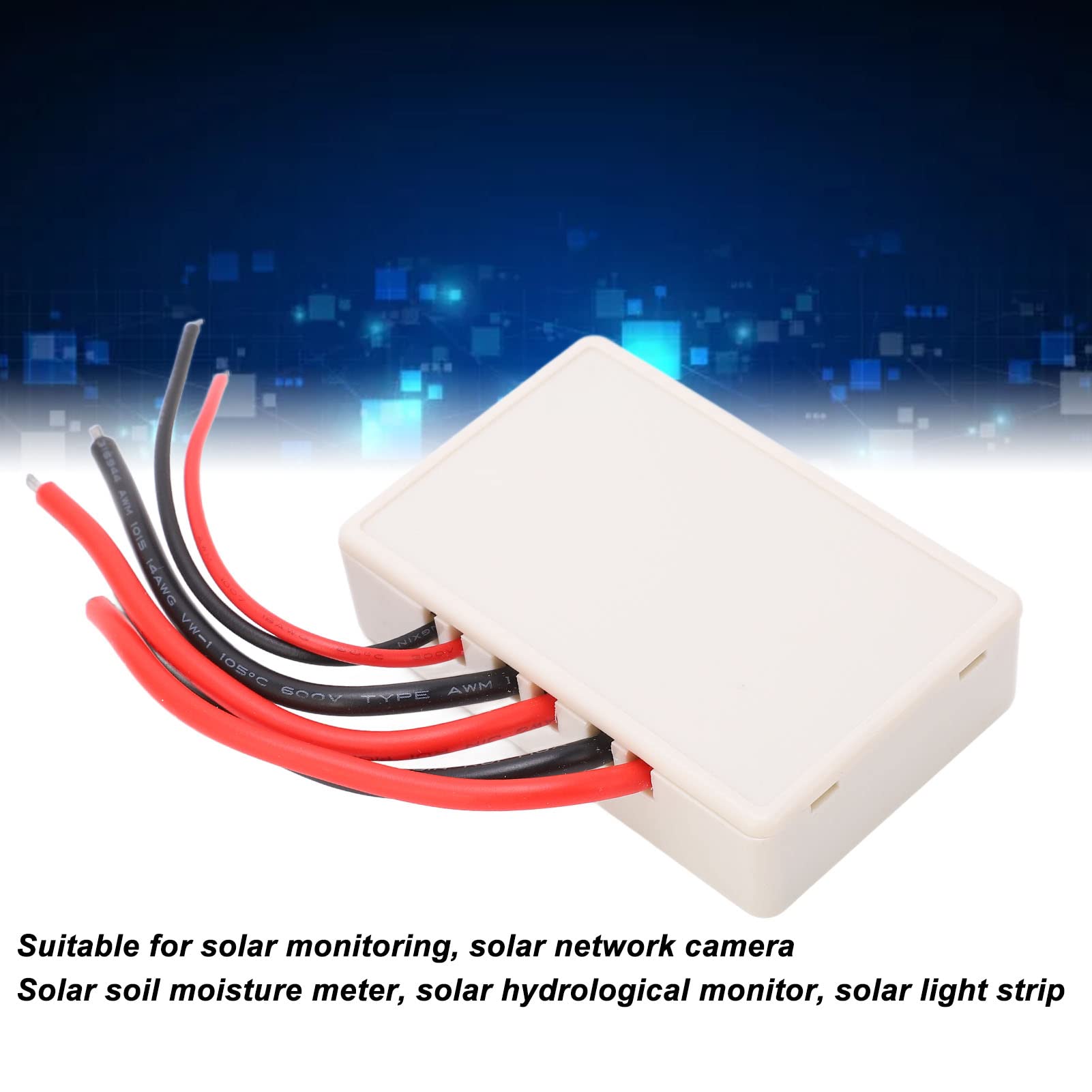 Smart Solar Panel Battery Regulator Boost PV Controller Overload Protection 3.2V to 5V for Caravan Monitoring (3.2V-B)