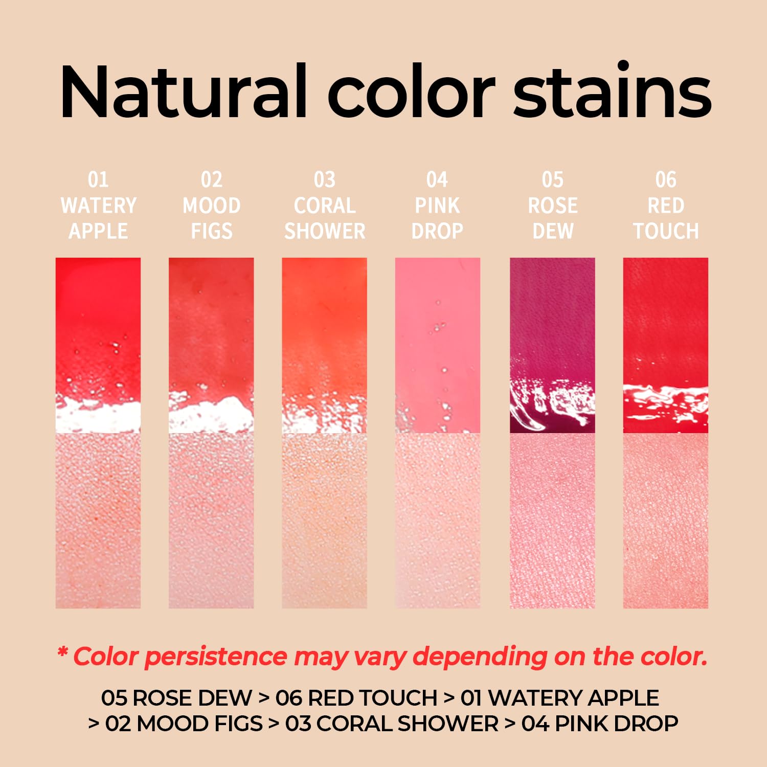 LOVB LOVB Water Drop Stain Tint 0.13 oz. | Liquid lip stain tint | Moisturizing lip tint | Lip makeup | Lightweight, Longwear | Hydrated Lips (04 PINK DROP)