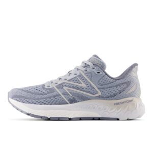 new balance women's w880g13 running shoe, light arctic grey/arctic grey/light silver metallic, 6.5