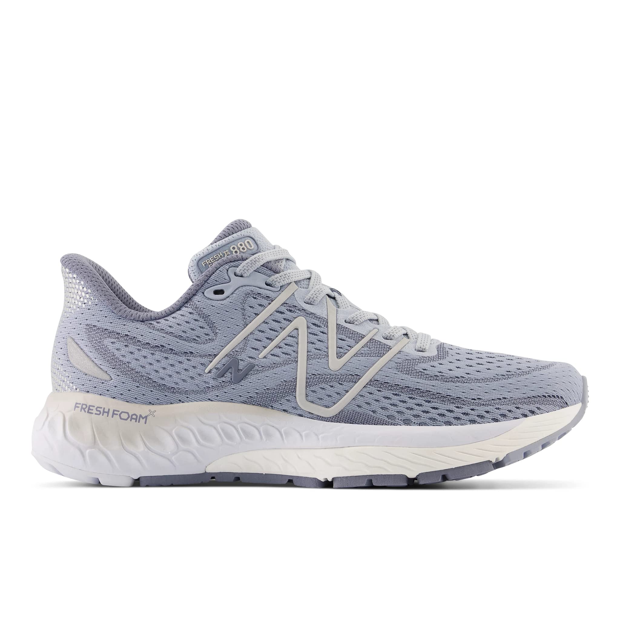 New Balance Women's W880G13 Running Shoe, Light Arctic Grey/Arctic Grey/Light Silver Metallic, 6.5