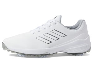 adidas zg23 lightstrike golf shoes footwear white/dark silver metallic/silver metallic 8.5 e - wide
