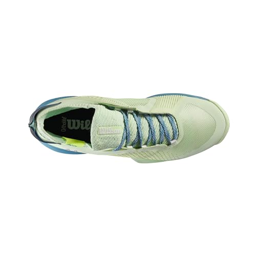 WILSON KAOS Rapide SFT LE Women's Tennis Shoe Sneaker, Green Ash/Algiers Blue/White, 7.5